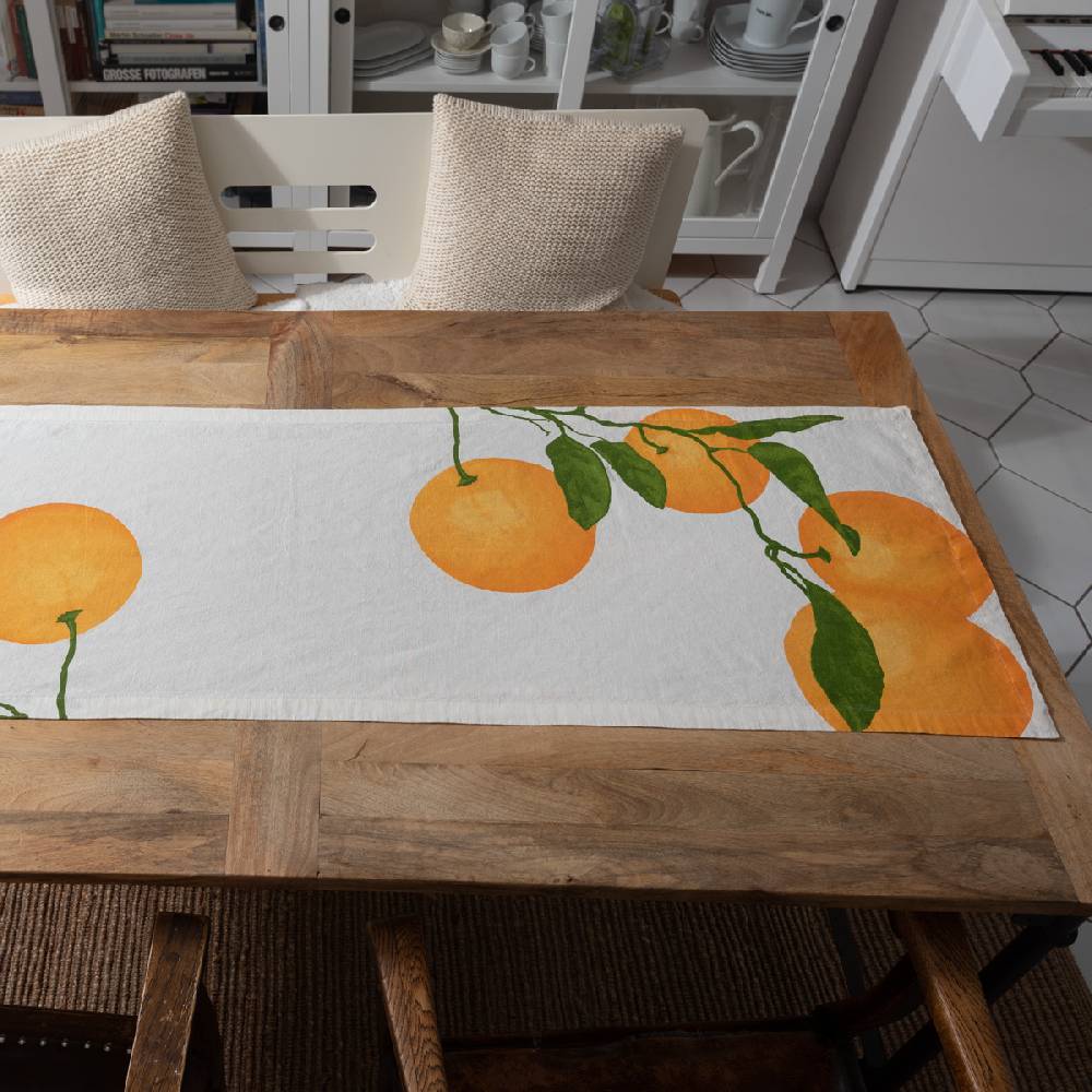 LIVING CRAFTS OREGANO - Tischläufer - Orange Sonderangebot