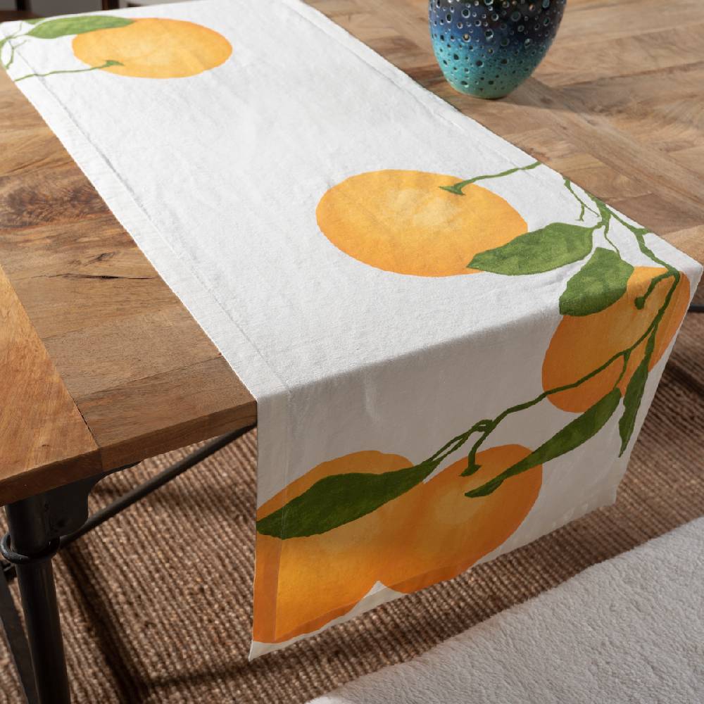 LIVING CRAFTS OREGANO - Tischläufer - Orange Sonderangebot