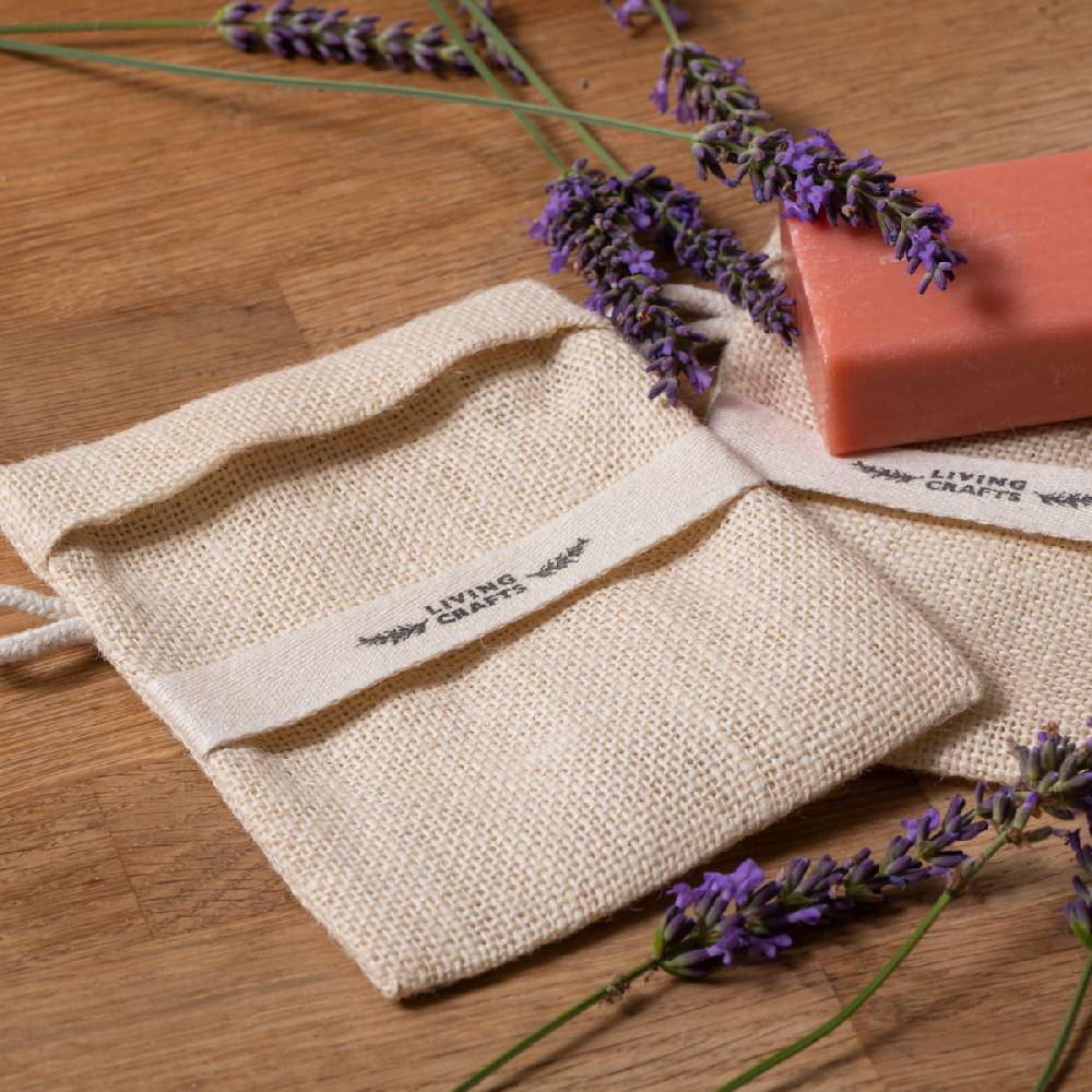 LIVING CRAFTS MATERA - Seifensäckchen, 2er Pack - Natural Flash Sale