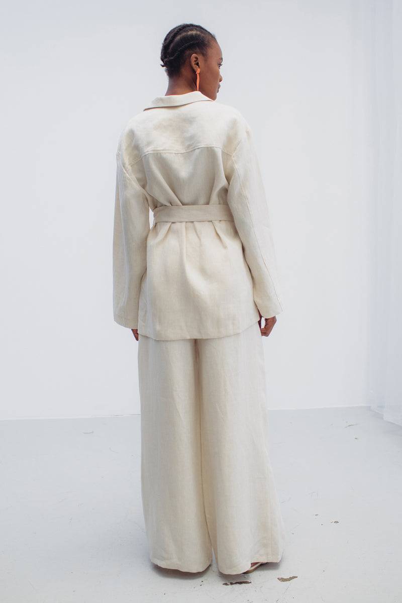 Mykke Hofmann Leinenjacke Lotta Saisonale Angebote