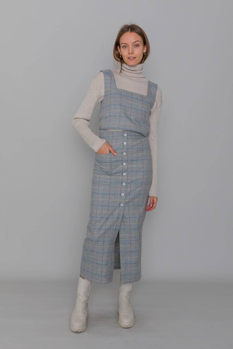 Mykke Hofmann Rock Ruth aus Bio Flanell Baumwolle Bis zu 50% Rabatt