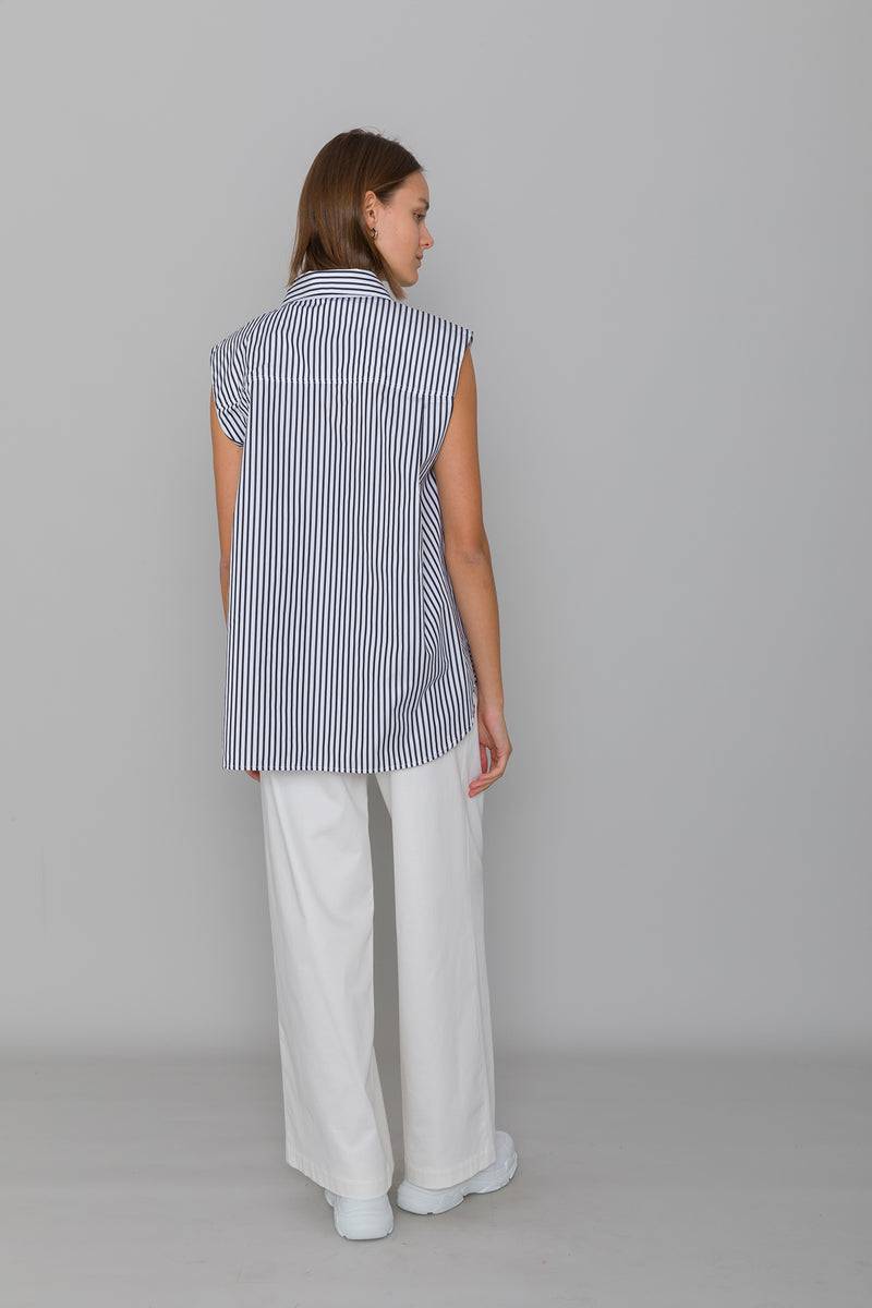 Mykke Hofmann Bluse Loraine aus Bio-Baumwollpopeline Clearance-Verkauf