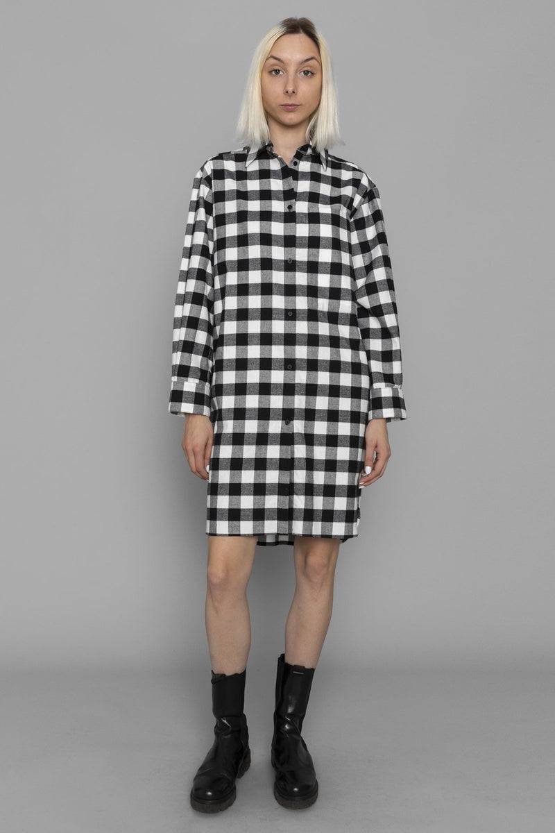 Mykke Hofmann Flanellkleid aus Bio-Baumwolle Klore Speichern exportieren