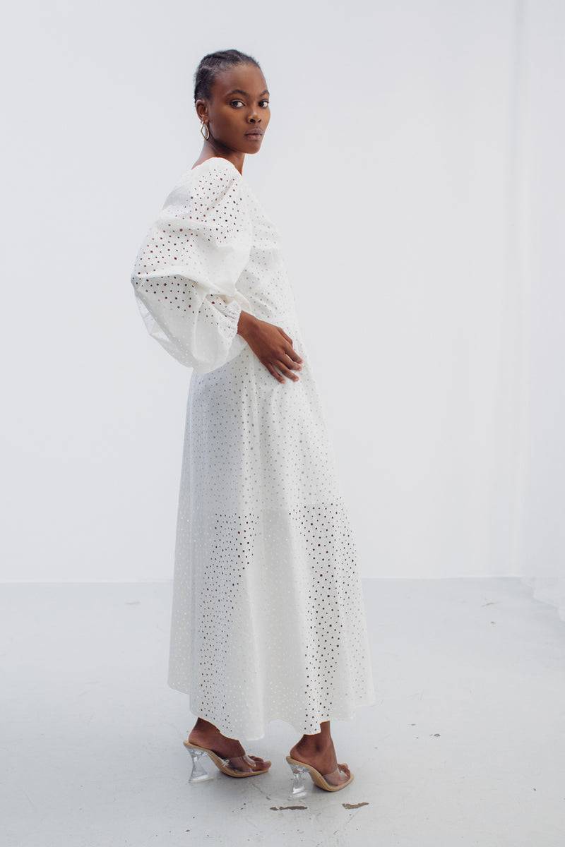 Mykke Hofmann Spitzenkleid Kairo aus Bio-Baumwolle Versandkostenfrei