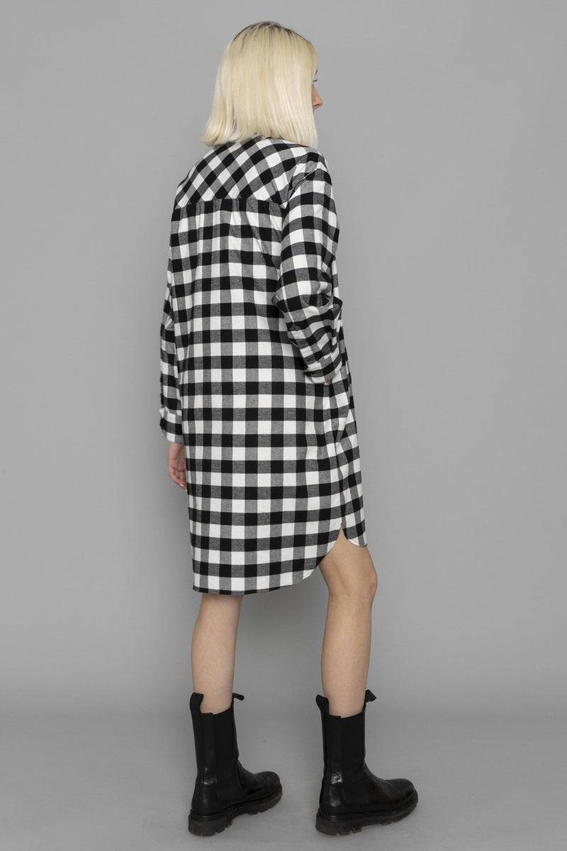 Mykke Hofmann Flanellkleid aus Bio-Baumwolle Klore Neueste Mode