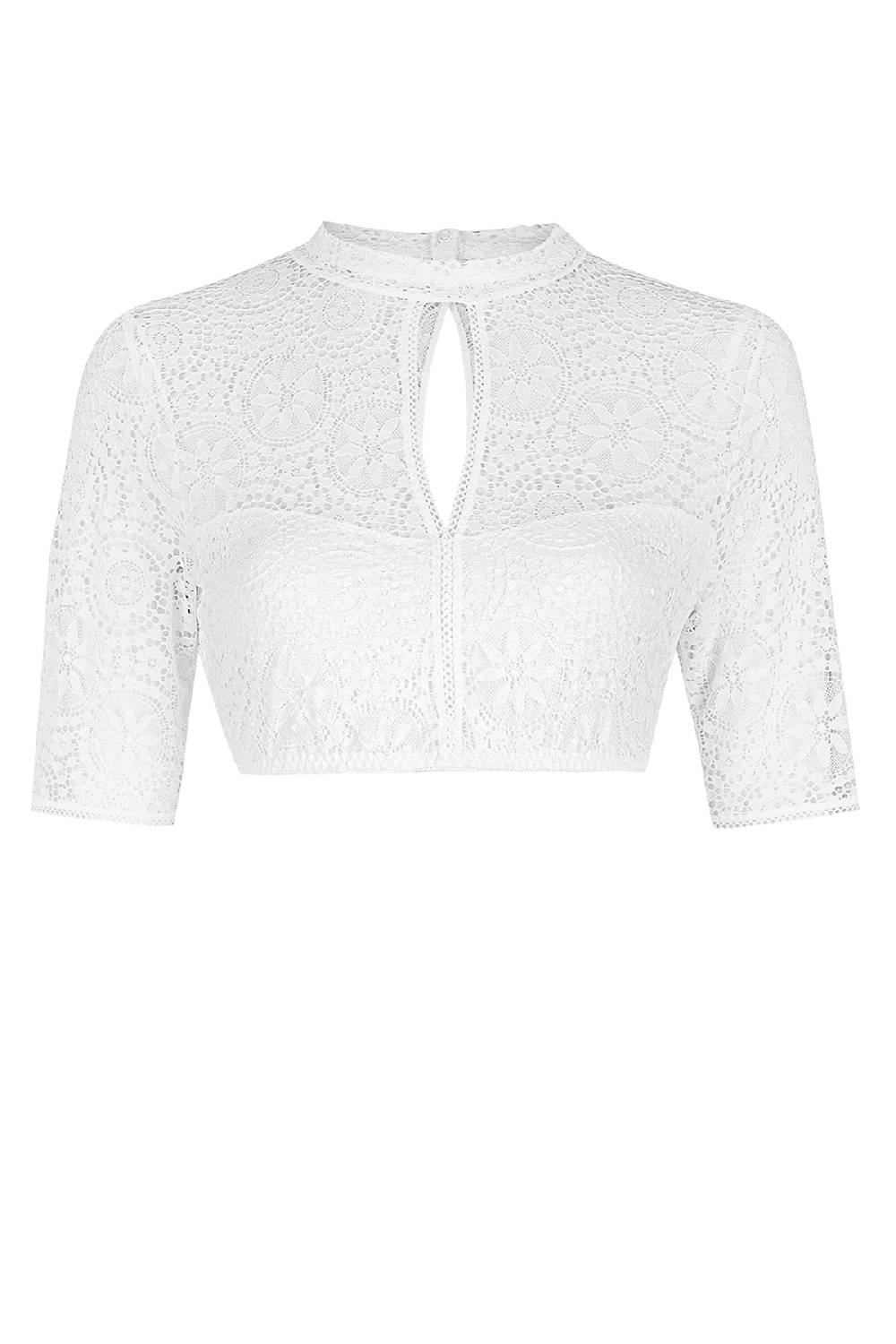 Nina Von C. Dirndl-Bluse, halbarm Neueste Mode