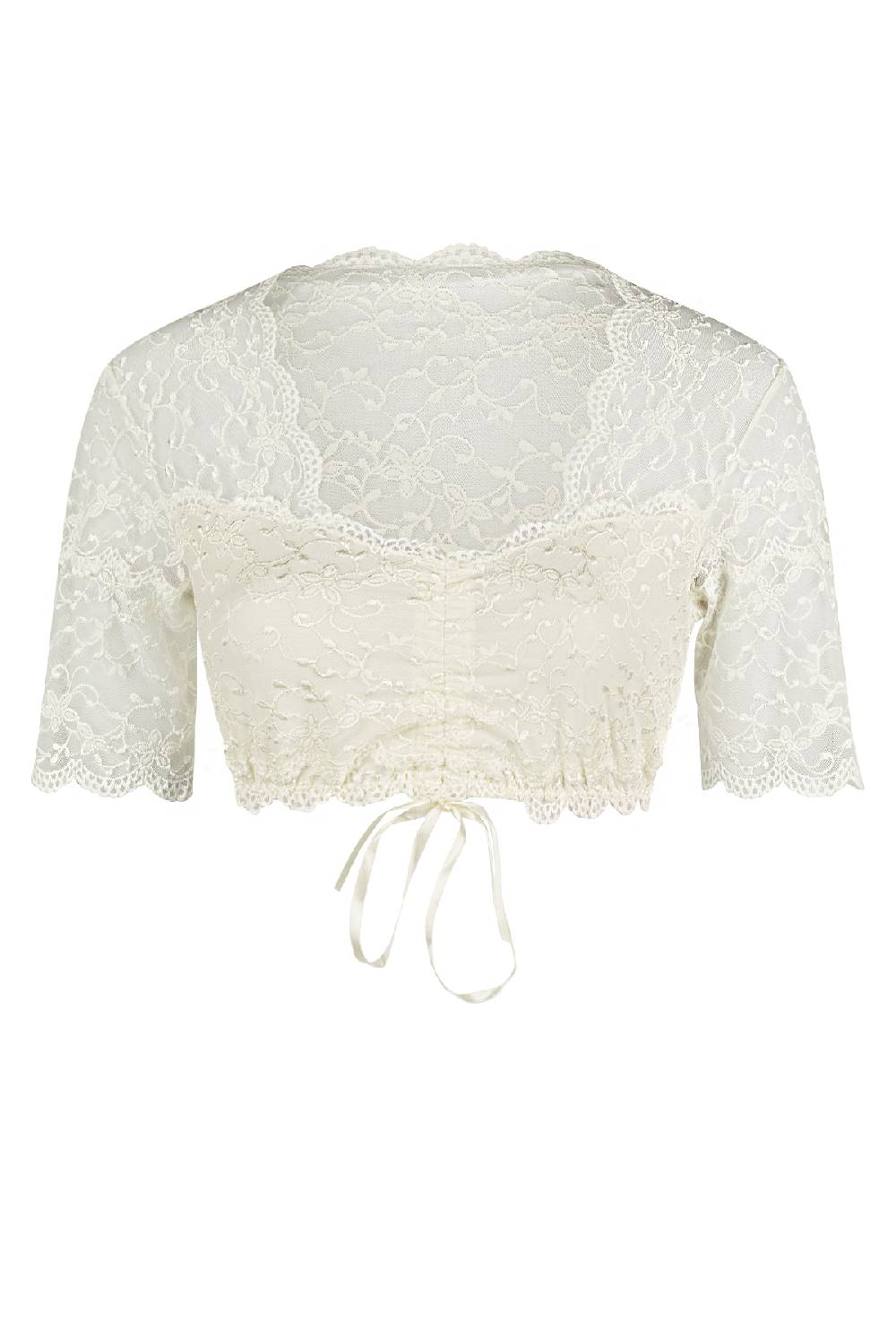 Nina Von C. Dirndl Bluse Martina, halbarm Sonderangebot der Fabrik