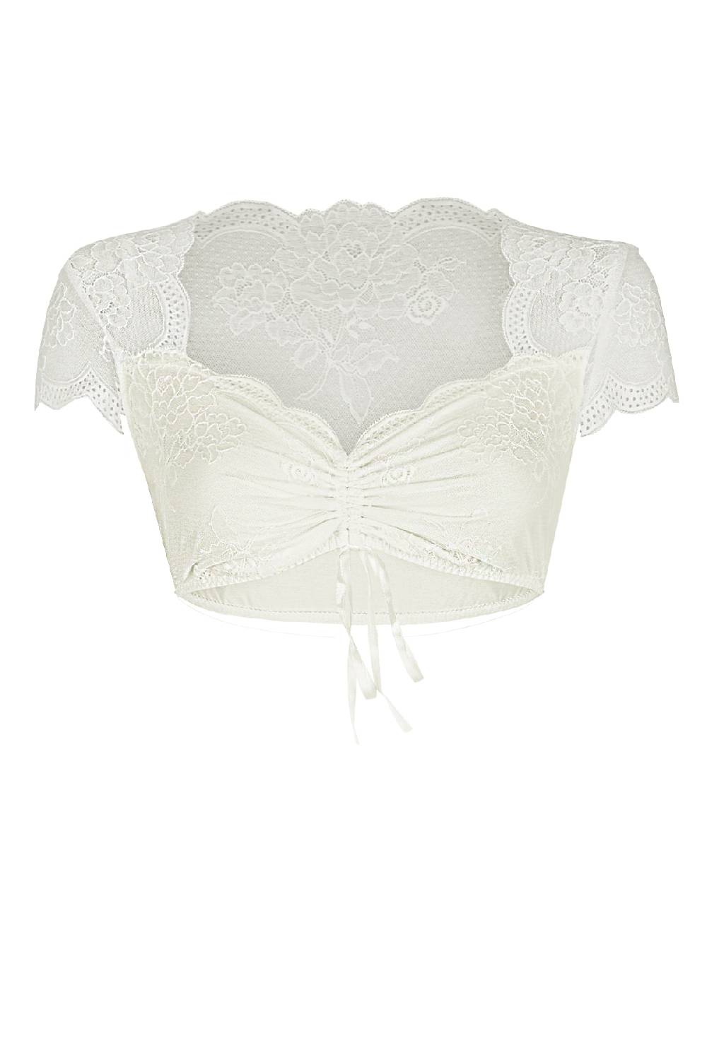 Nina Von C. Dirndl-Bluse Sybille, kurzarm Discount Store für neue Produkte