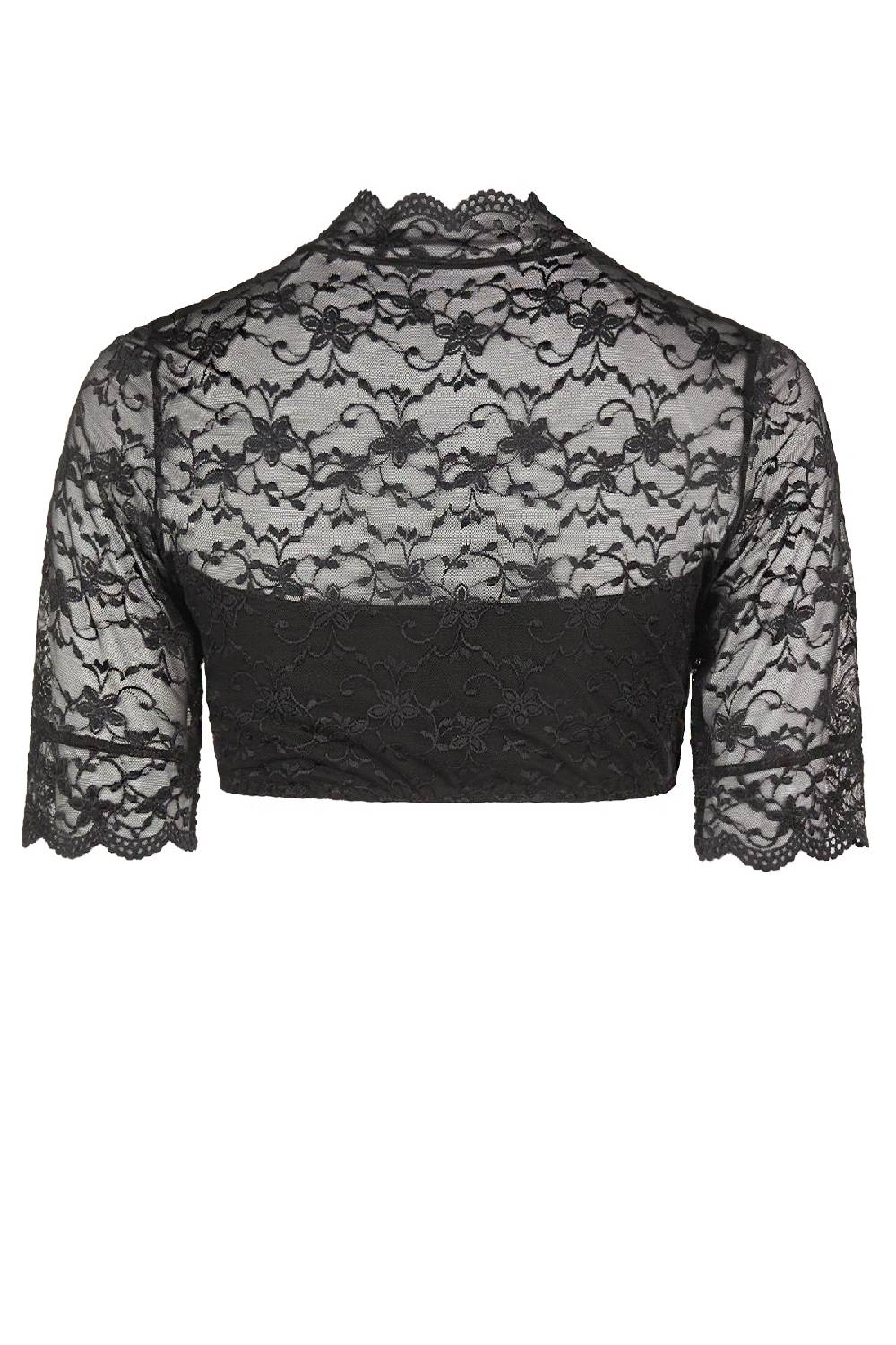 Nina Von C. Dirndl-Bluse Annette, halbarm Riesige Rabatte