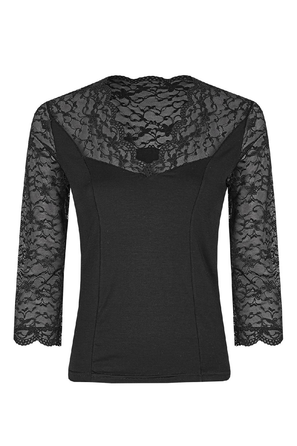 Nina Von C. Spitzenshirt, 3/4 Arm Schlussverkauf