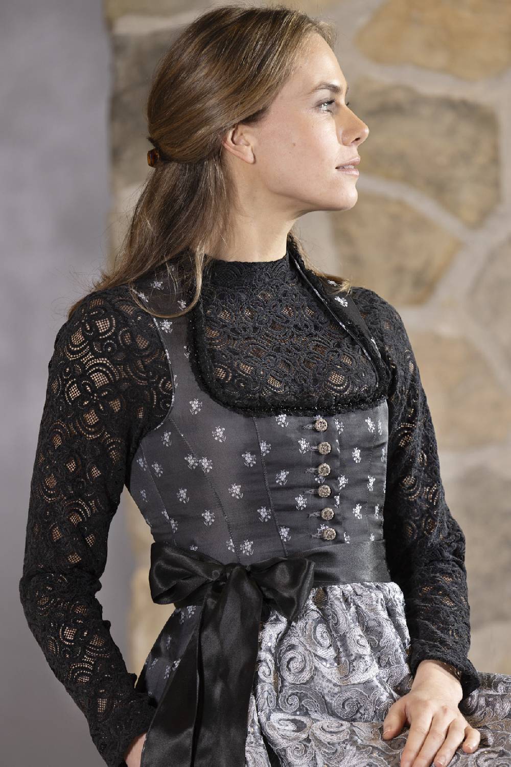 Nina Von C. Dirndl Bluse, langarm Saisonale Angebote