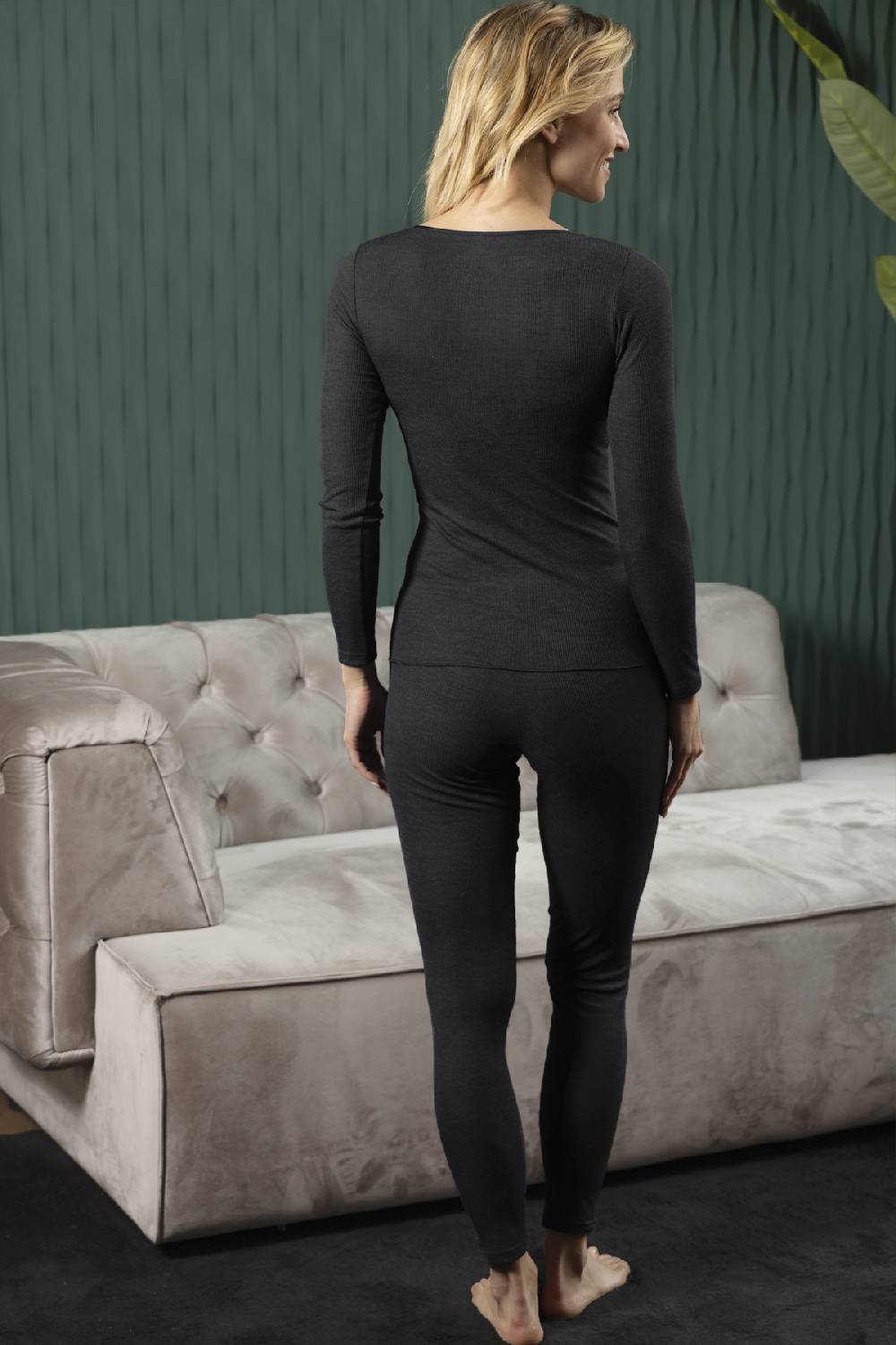 Nina Von C. Langarm Shirt, WOOL SILK Sonderangebot