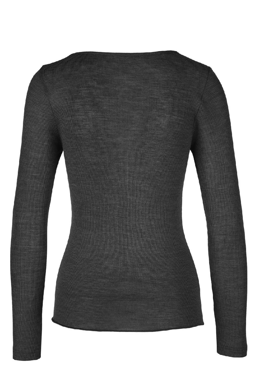 Nina Von C. Langarm Shirt, WOOL SILK Räumungsverkauf