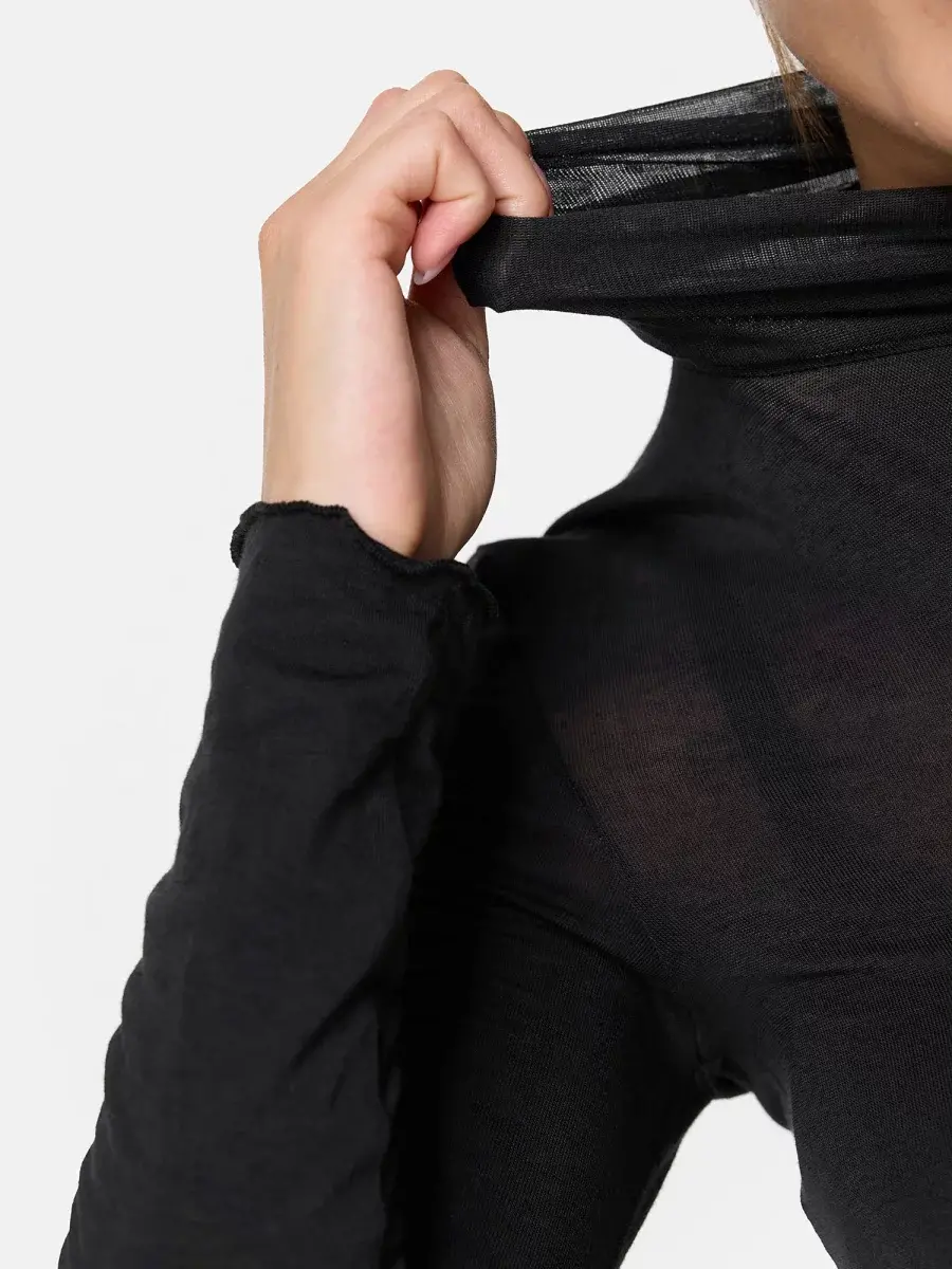 Nur Die Longsleeve High Neck Top Angebot