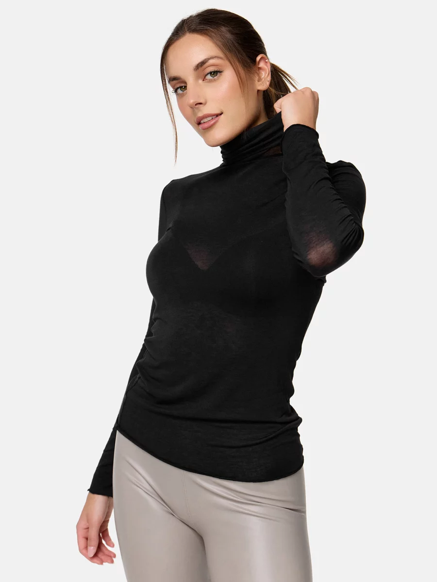 Nur Die Longsleeve High Neck Top Angebot