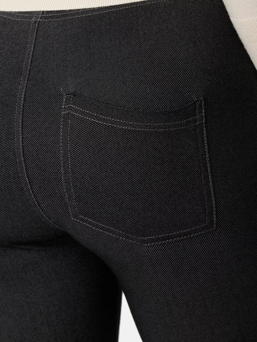 Nur Die Treggings in Jeans-Look - Relax & Go - schwarz - Größe 46-48 Online Outlet