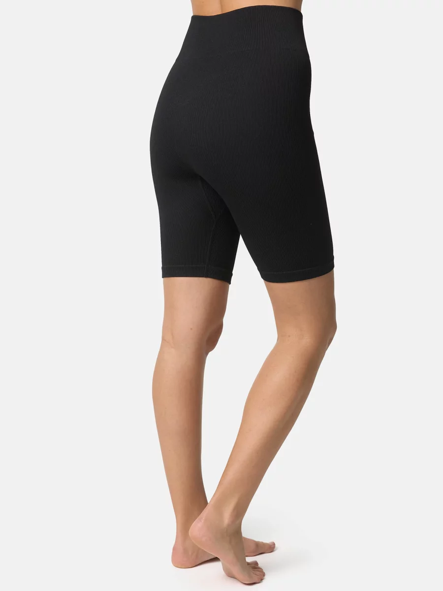 Nur Die Radler Shorts in Ripp-Optik - schwarz - Größe 44-46 Exklusive Angebote