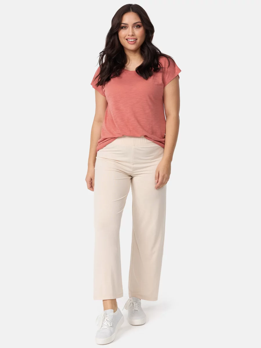 Nur Die Lounge Hose - Relax & Go - hellbeige - Größe 40-42 Saisonale Angebote