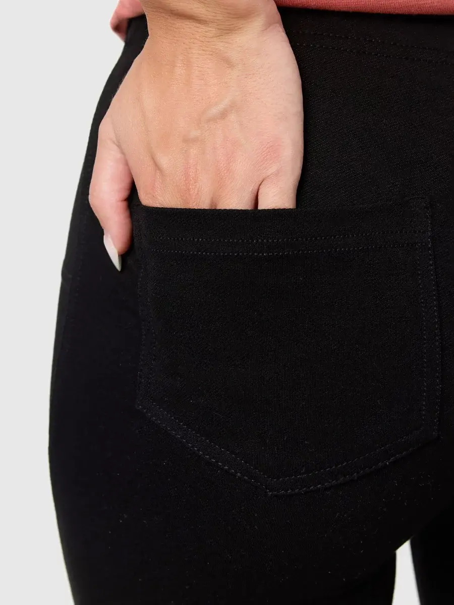 Nur Die Treggings Pure Black - Relax & Go - schwarz - Größe 44-46 Sonderangebote
