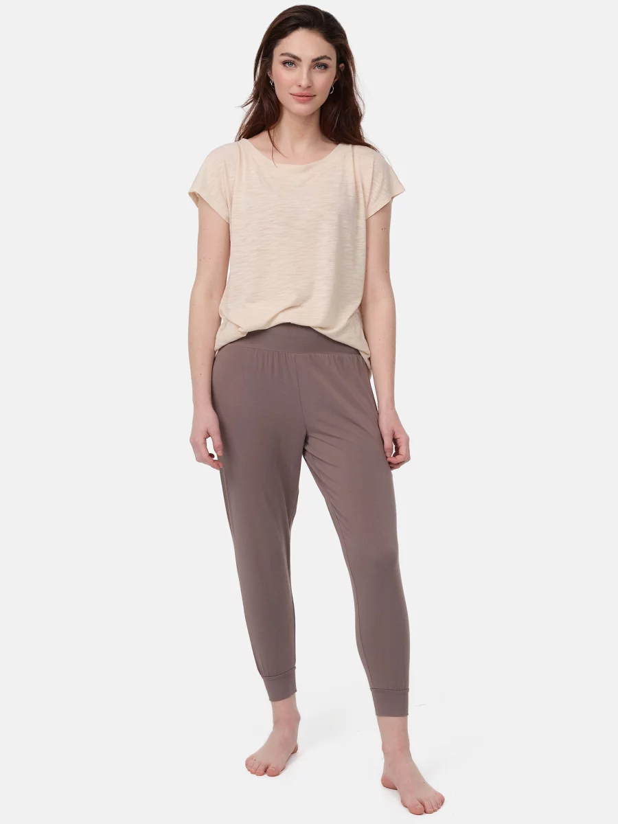 Nur Die Yoga-Hose - Relax & Go - dunkeltaupe - Größe 44-46 Riesige Ersparnisse