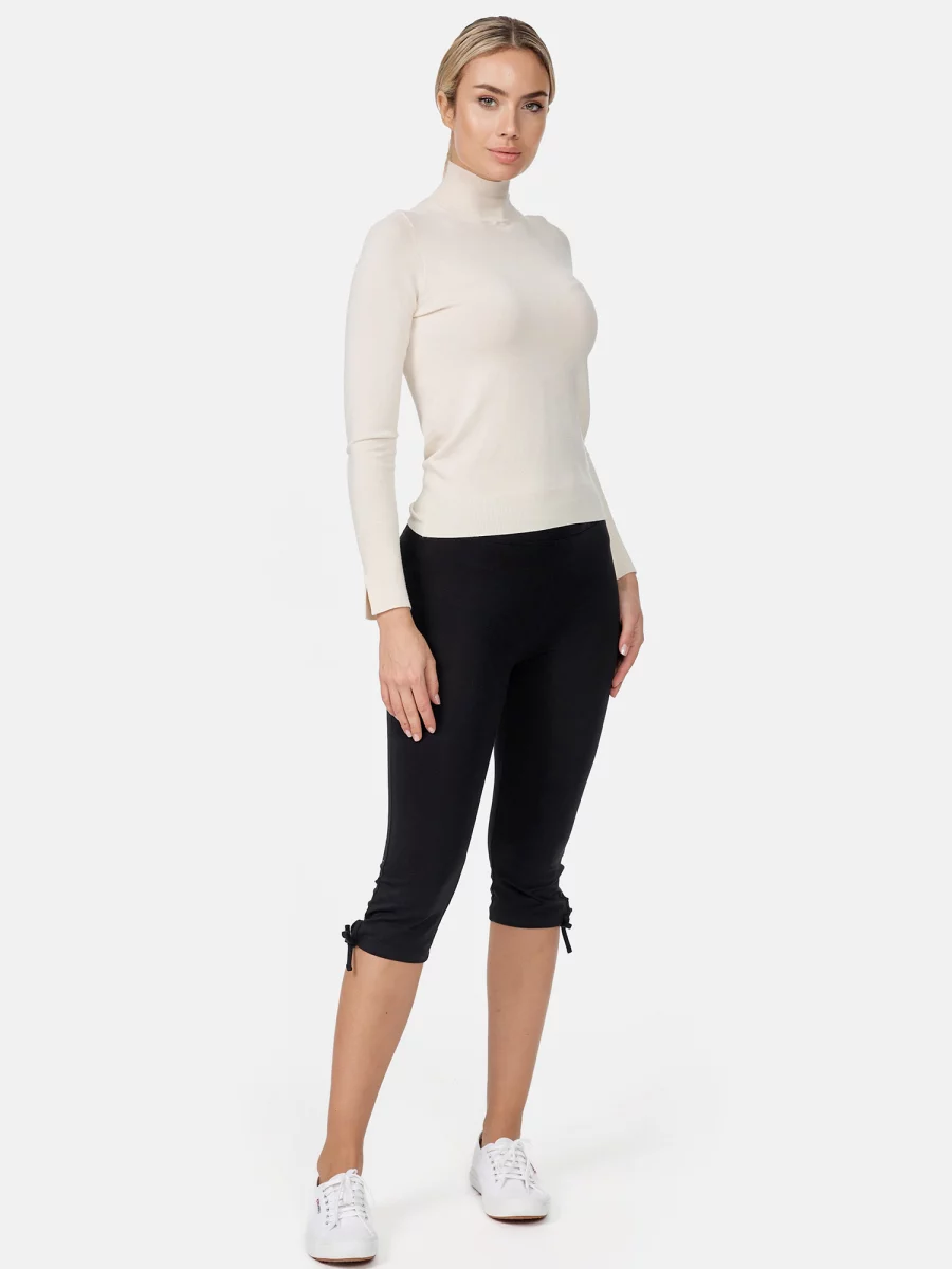 Nur Die Baumwoll Capri - Relax & Go - schwarz - Größe 36-38 Bis zu 50% Rabatt