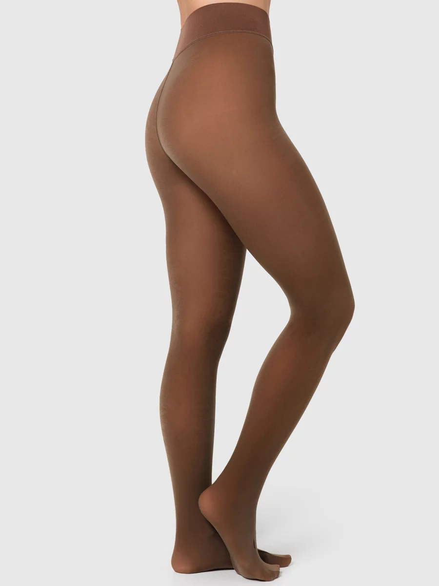 Nur Die Strumpfhose Warm & Transparent strapazierfähig 80 DEN - braun - Größe 40-44 Sonderangebot der Fabrik