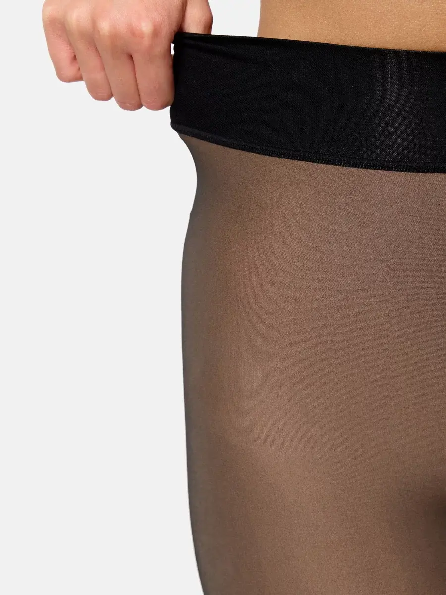 Nur Die Strumpfhose Warm & Transparent mit wärmendem Innenfleece 80 DEN Print - Punktedesign - Größe 40-44 Bis zu 55% Rabatt
