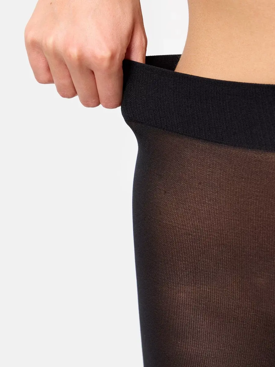 Nur Die Strumpfhose Glitzer 25 DEN - schwarz - Größe 42-44 Im Verkauf