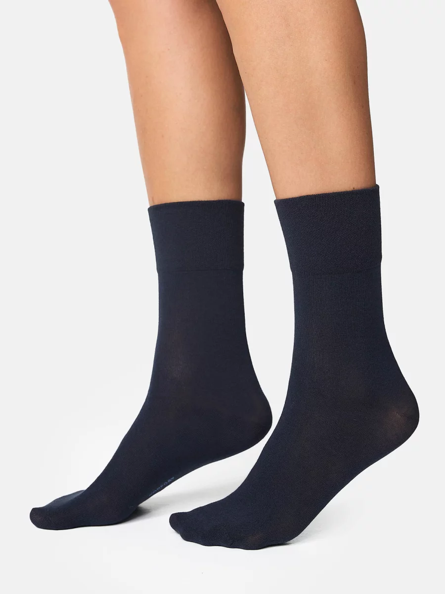 Nur Die Socke Feine Baumwolle Komfort - maritim - 35-38 im Angebot
