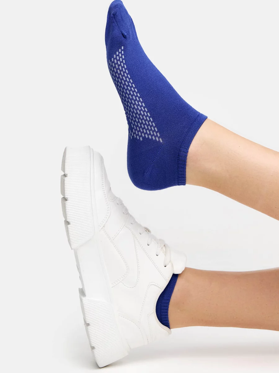 Nur Die Sneakersocke Bambus¹ - ultramarine - Größe 35-38 Günstiger Verkauf