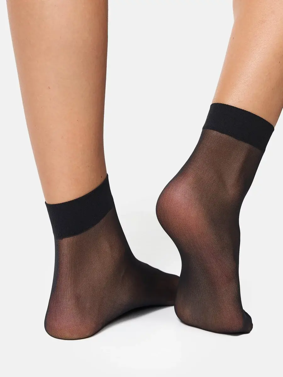 Nur Die Söckchen 20 DEN 2er Pack - schwarz - one size Saisonschlussverkauf