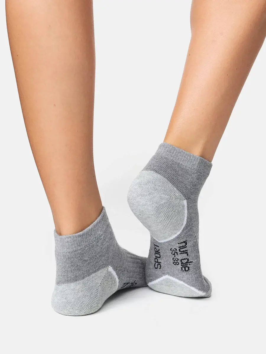 Nur Die Sport Sneaker 3er Pack - graumelange - Größe 35-38 Osterangebot