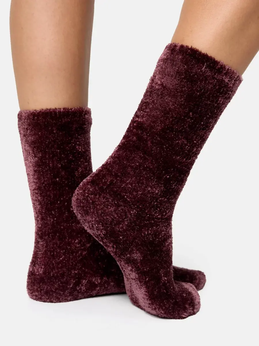 Nur Die Supersoft Socke 2.0 - bordeaux - Größe 35-38 Vatertagsangebot