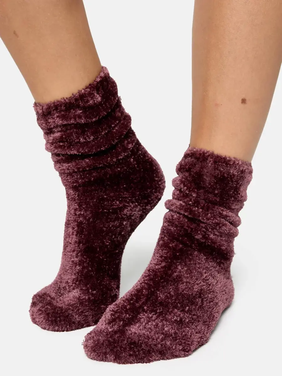 Nur Die Supersoft Socke 2.0 - bordeaux - Größe 35-38 Vatertagsangebot