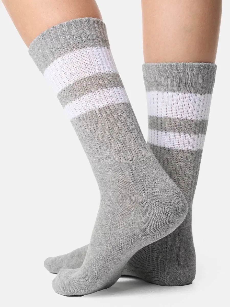 Nur Die Sport Socken 3er Pack - weiß/grau/schwarz - Größe 39-42 Neueste Mode