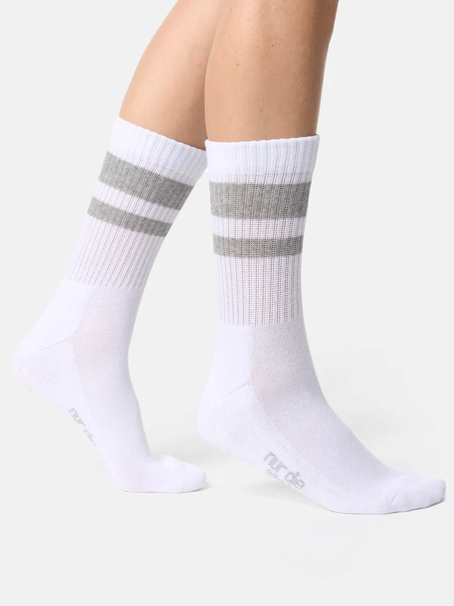 Nur Die Sport Socken 3er Pack - weiß/grau/schwarz - Größe 39-42 Neueste Mode