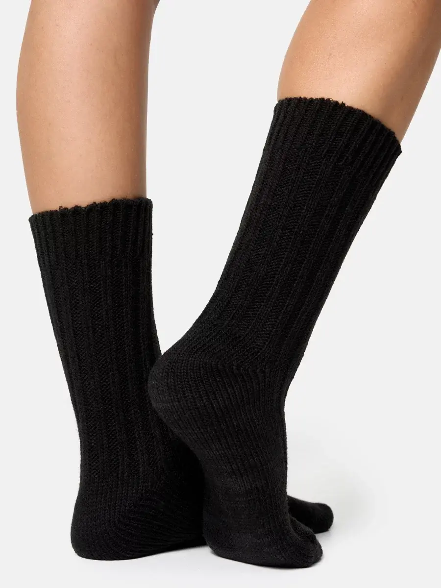 Nur Die Weich & Warm Socke - schwarz - Größe 35-38 Online Outlet