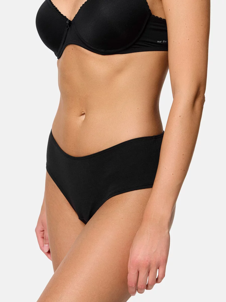 Nur Die Hipster Slip 2er Pack - schwarz - Größe 40-42 Zeitbegrenzte Promotion