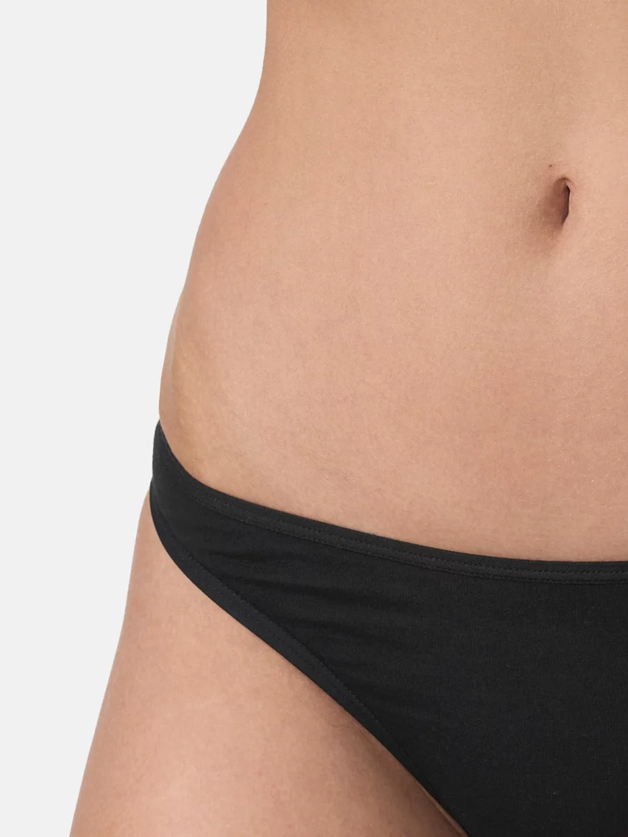 Nur Die String 5er Pack Basic - schwarz - Größe 44-46 Online