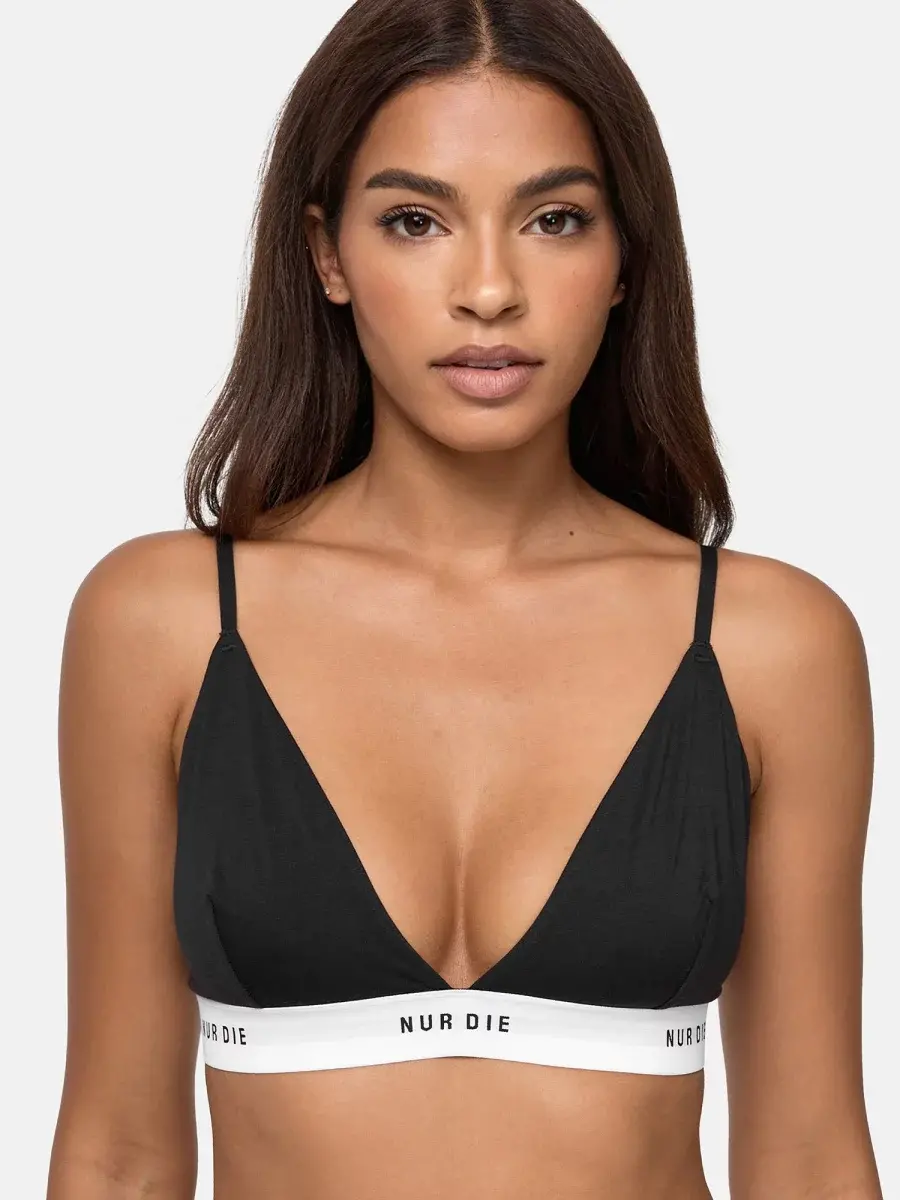 Nur Die Soft BH - schwarz - Größe 44-46 Schlussverkauf