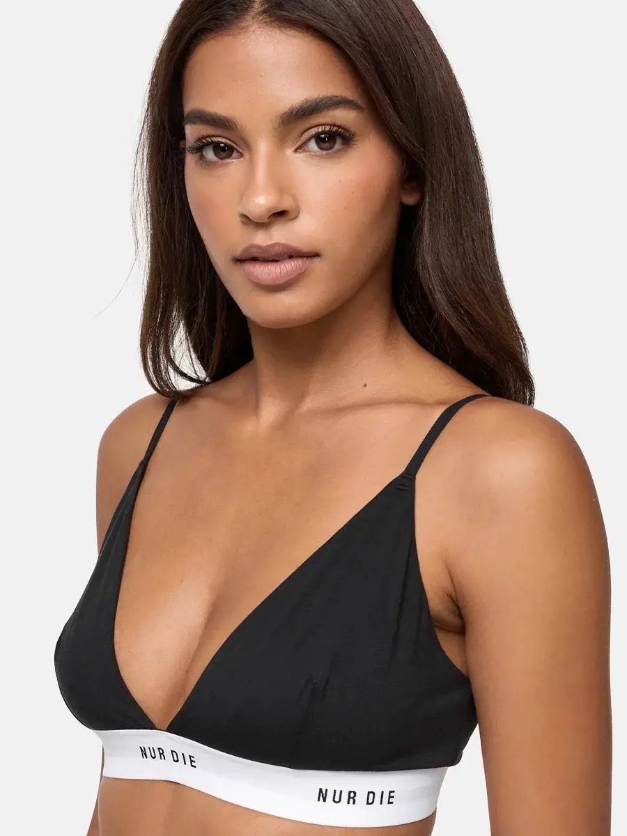 Nur Die Soft BH - schwarz - Größe 44-46 Schlussverkauf