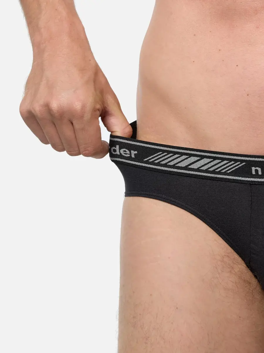 Nur Die Slip 3D-Flex Classic 2er Pack - schwarz - Größe 7 | XL | 54 Fabrikpreis