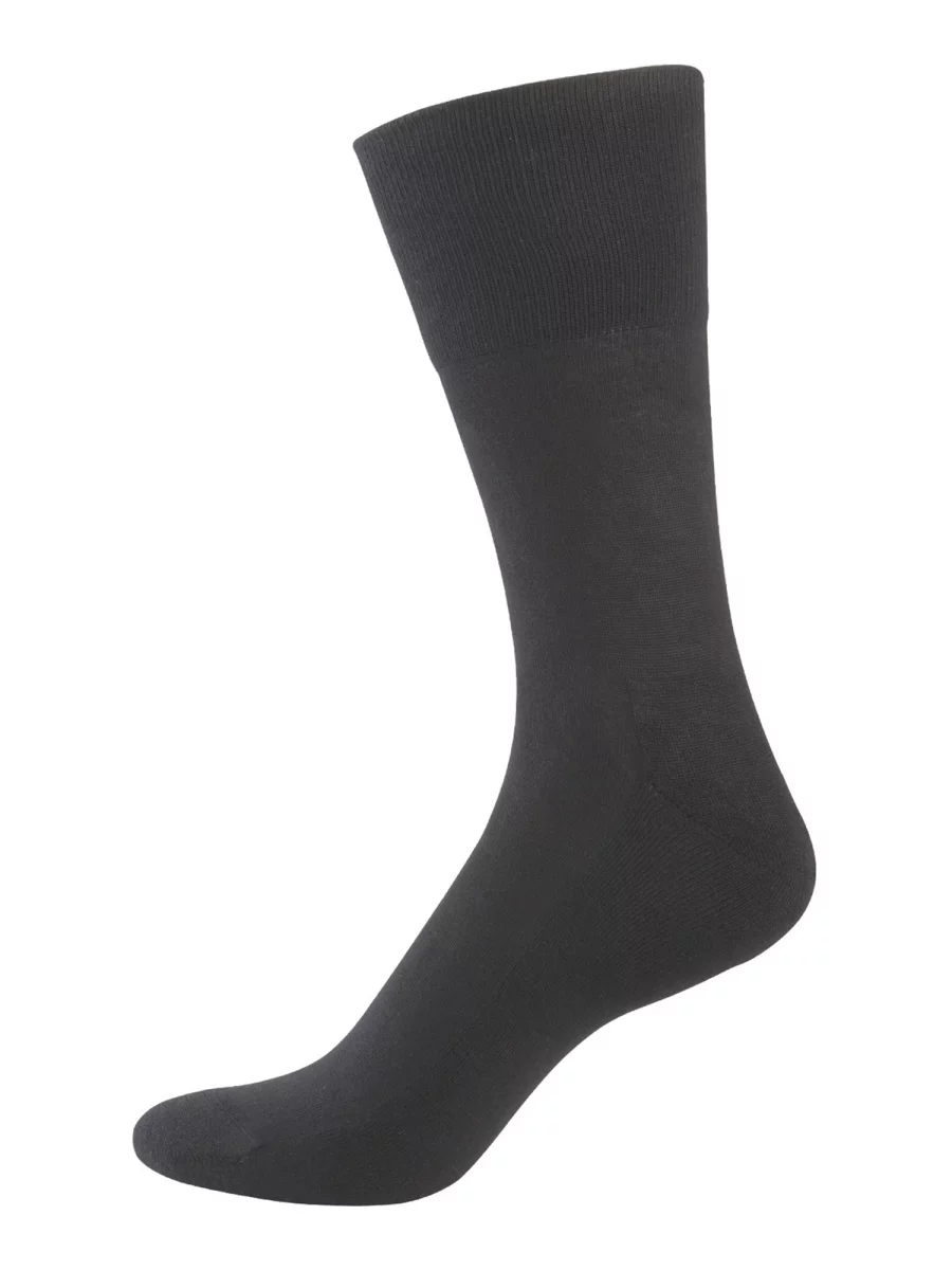 Nur Die Socke Baumwolle Aktiv - anthrazitmelange - Größe 39-42