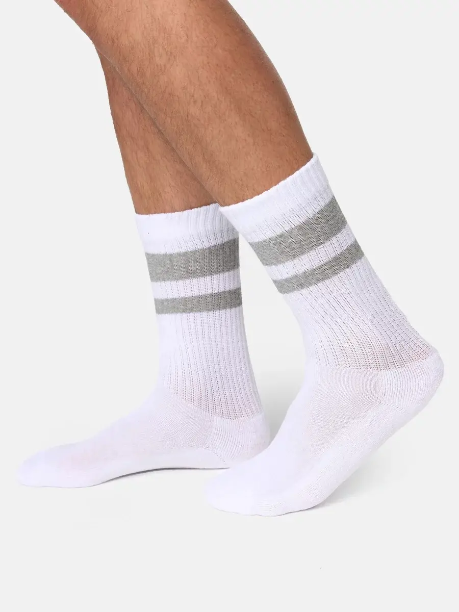 Nur Die Sport Socken 3er Pack - weiß/grau/schwarz - Größe 39-42 Neuheiten