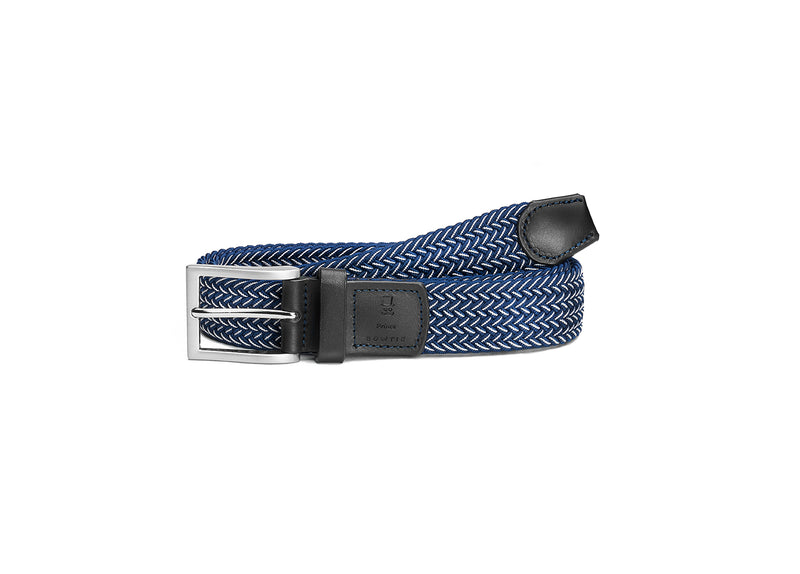Prince Bowtie Gürtel Jeansblau mit Meliertem Effekt