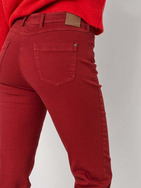 TONI Fashion Style »be loved« red Slim-Fit Jeans mit hohem Bund Jubiläumsangebot