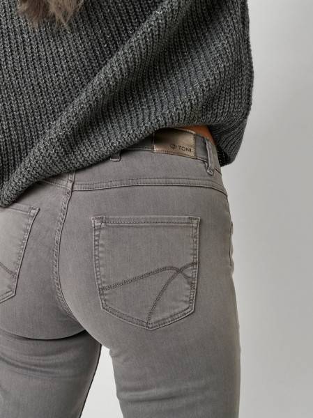 TONI Fashion Style »Perfect Shape« grey Slim-Fit Jeans mit Shapingeffekt Lagerräumung