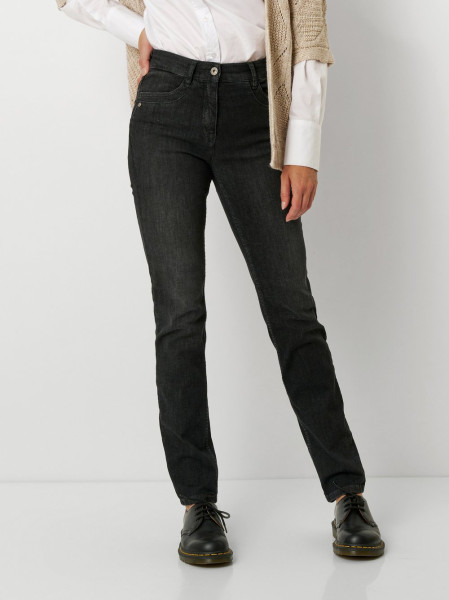TONI Fashion Style »be loved« dark grey Slim-Fit Jeans mit hohem Bund Zeitlich begrenztes Angebot