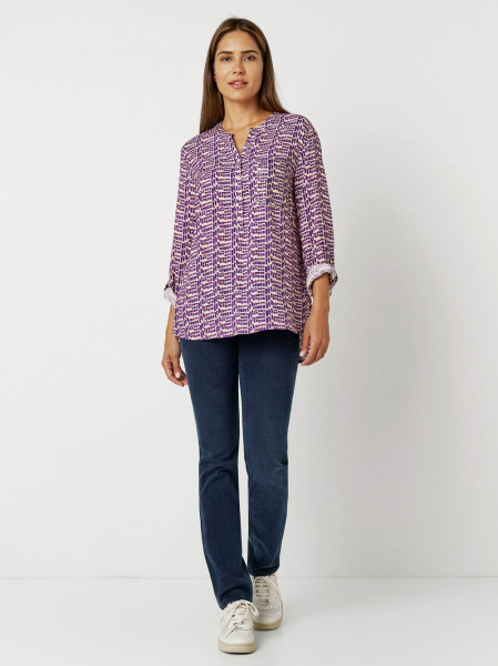 TONI Fashion Style »Bella« multicolour purple Gemusterte Schlupfbluse Tiefpreis