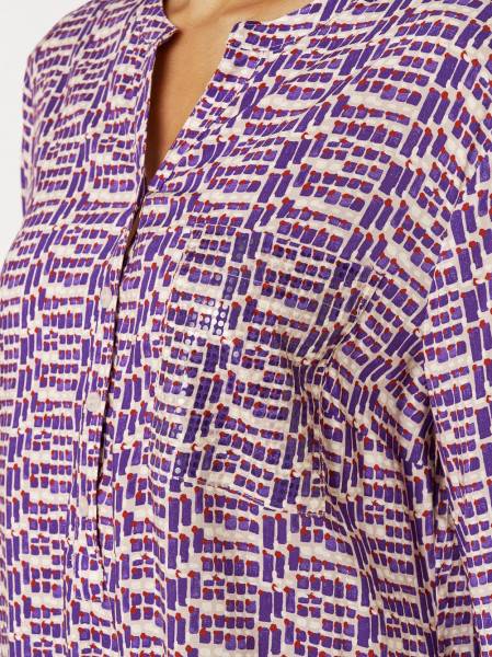 TONI Fashion Style »Bella« multicolour purple Gemusterte Schlupfbluse Tiefpreis